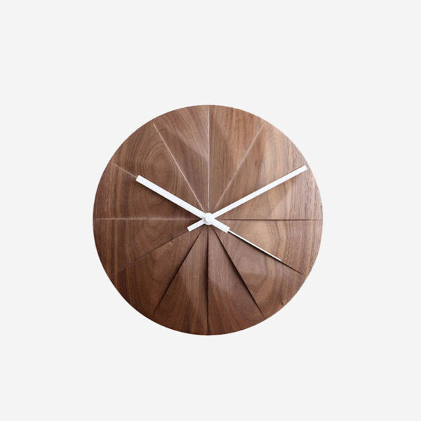 ⁦Wall Wood Clock⁩ - الصورة ⁦3⁩